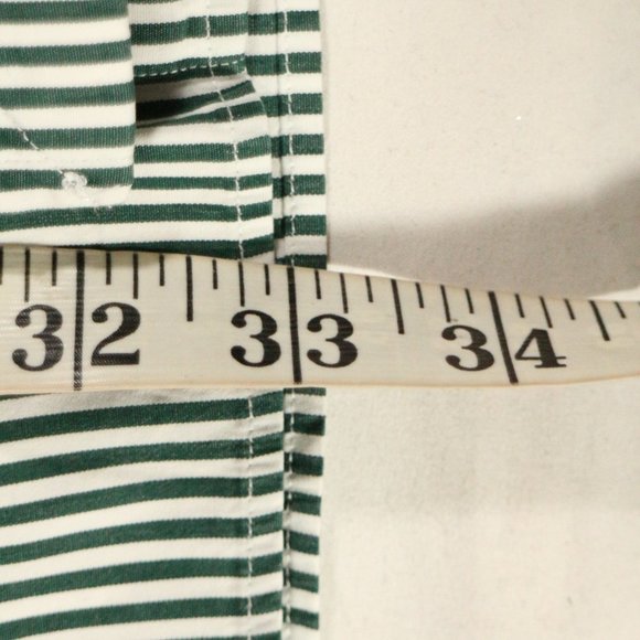 VTG RALPH LAUREN Green/White Striped L/S Shirt Sz XLT Tall - Picture 9 of 11
